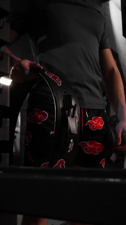 Naruto Akatsuki Cloud Gym Lever Belt