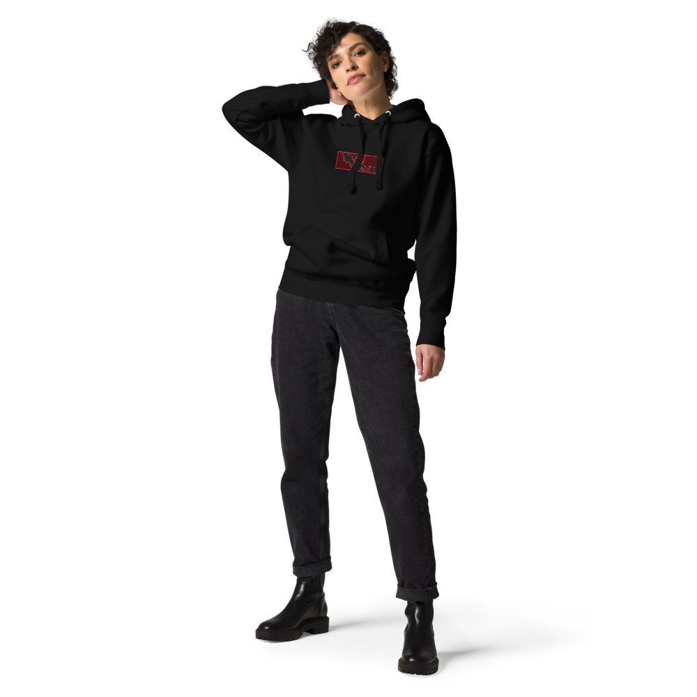 Black Clover Asta's Demon Hoodie (Embroidered)