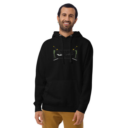 One Piece Zoro Blackout Hoodie (Embroidered)