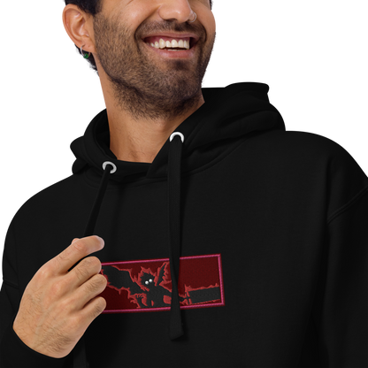 Black Clover Asta's Demon Hoodie (Embroidered)