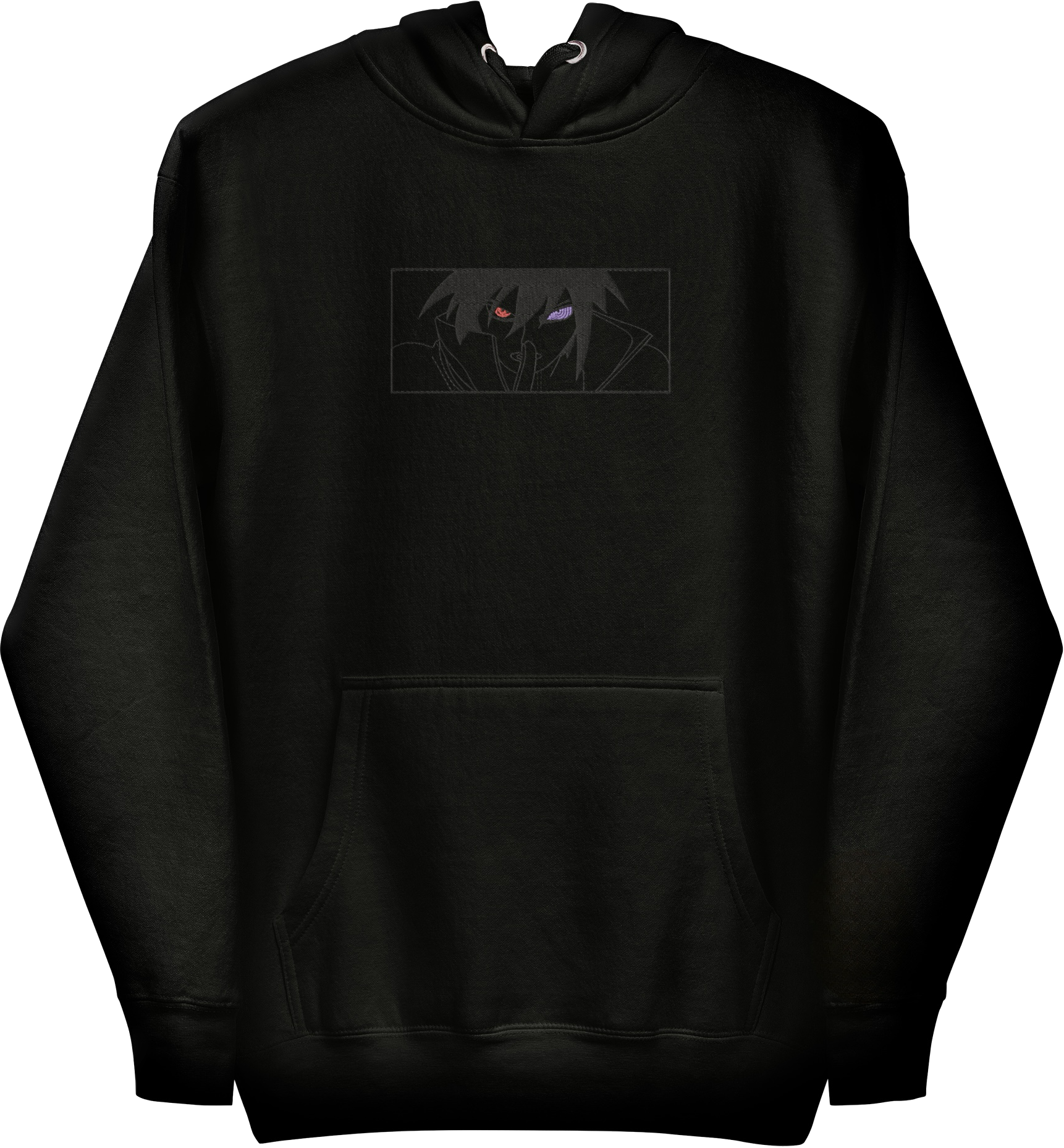 Naruto - Sasuke Blackout Embroidered Hoodie