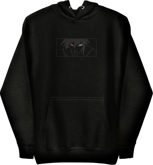 Naruto - Sasuke Blackout Embroidered Hoodie