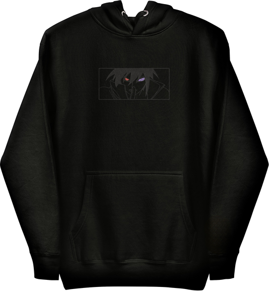 Naruto - Sasuke Blackout Embroidered Hoodie