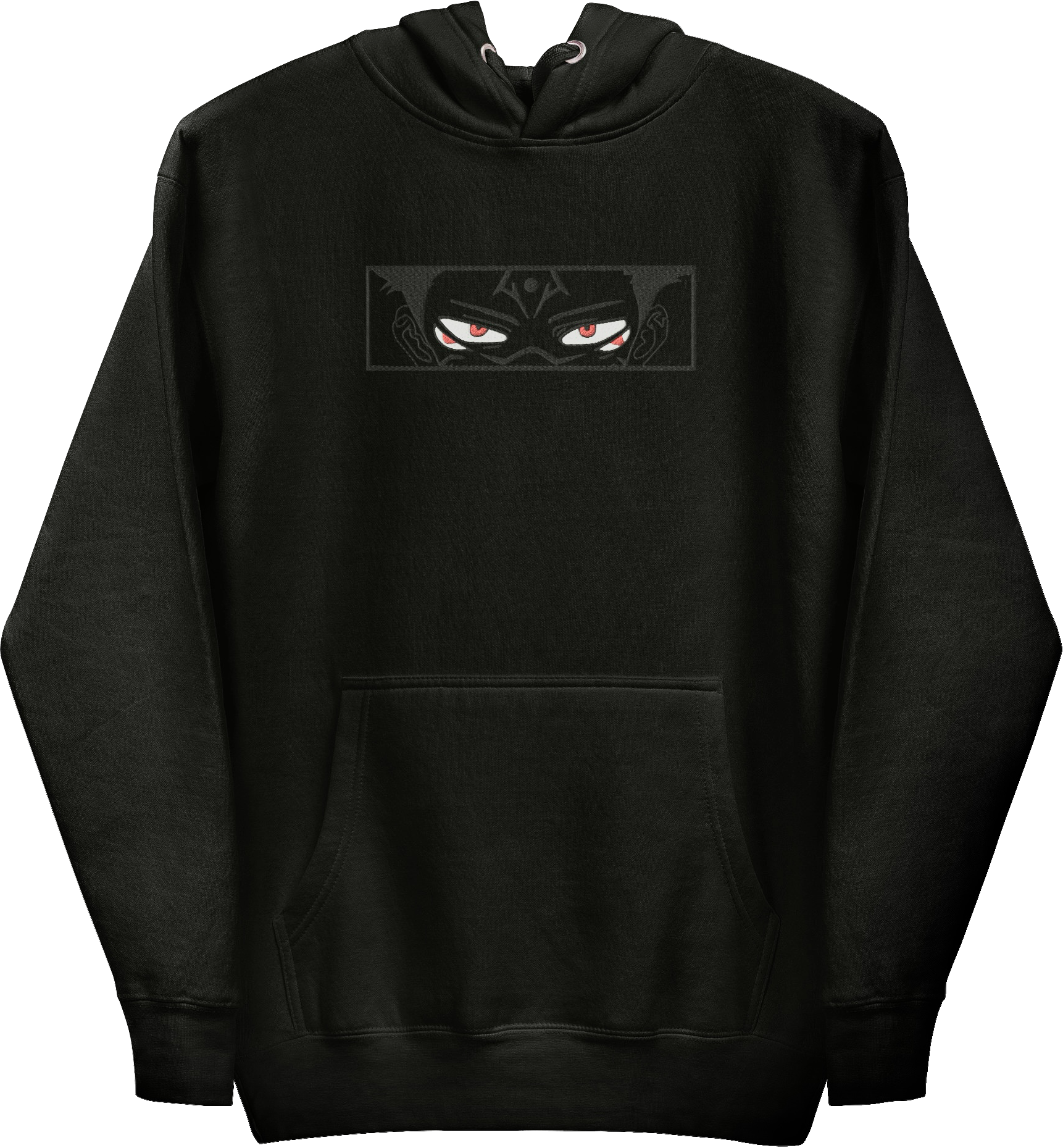 Jujutsu Kaisen Ryomen Sukuna Blackout Embroidered Hoodie