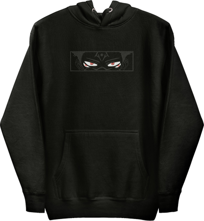 Jujutsu Kaisen Ryomen Sukuna Blackout Embroidered Hoodie