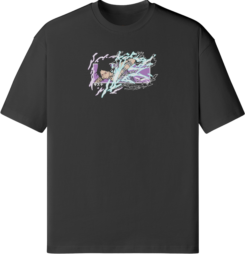 Naruto - Sasuke Chidori Oversized T-Shirt