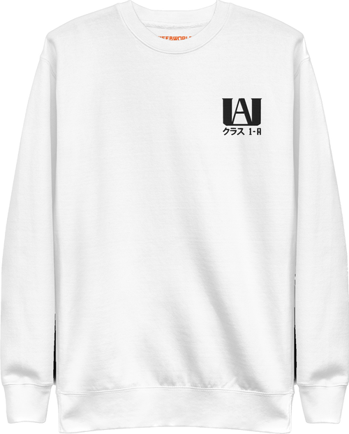 My Hero Academia UA Class 1A Sweatshirt Embroidered