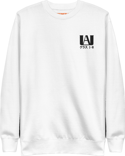 My Hero Academia UA Class 1A Sweatshirt Embroidered